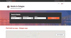 Desktop Screenshot of colognehotel.net