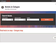 Tablet Screenshot of colognehotel.net